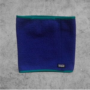 Vintage 80s Blue Patagonia Fleece Neck Warmer / Gaiter | Unisex | OS